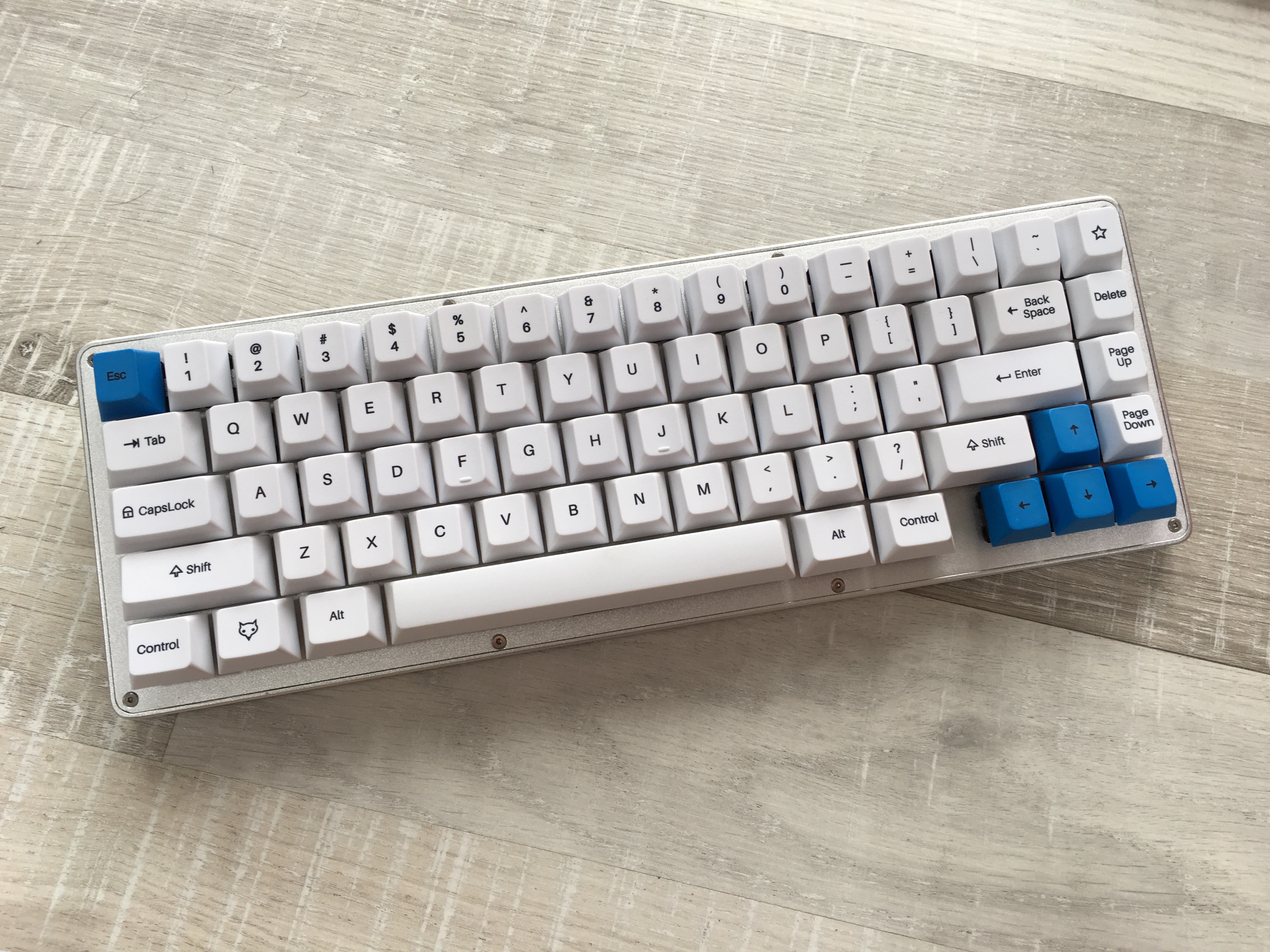 The Whitefox keyboard