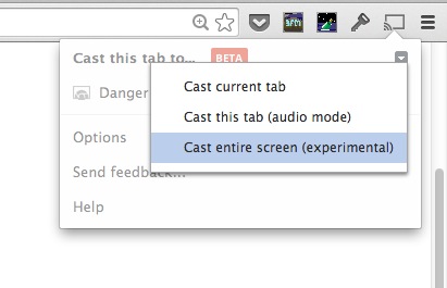Stream your entire screen with Chromecast